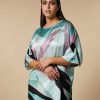 Blouses & Shirts | Marina Rinaldi Printed Silk Satin Tunic