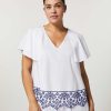 Blouses & Shirts | Marina Rinaldi Cotton Poplin Blouse