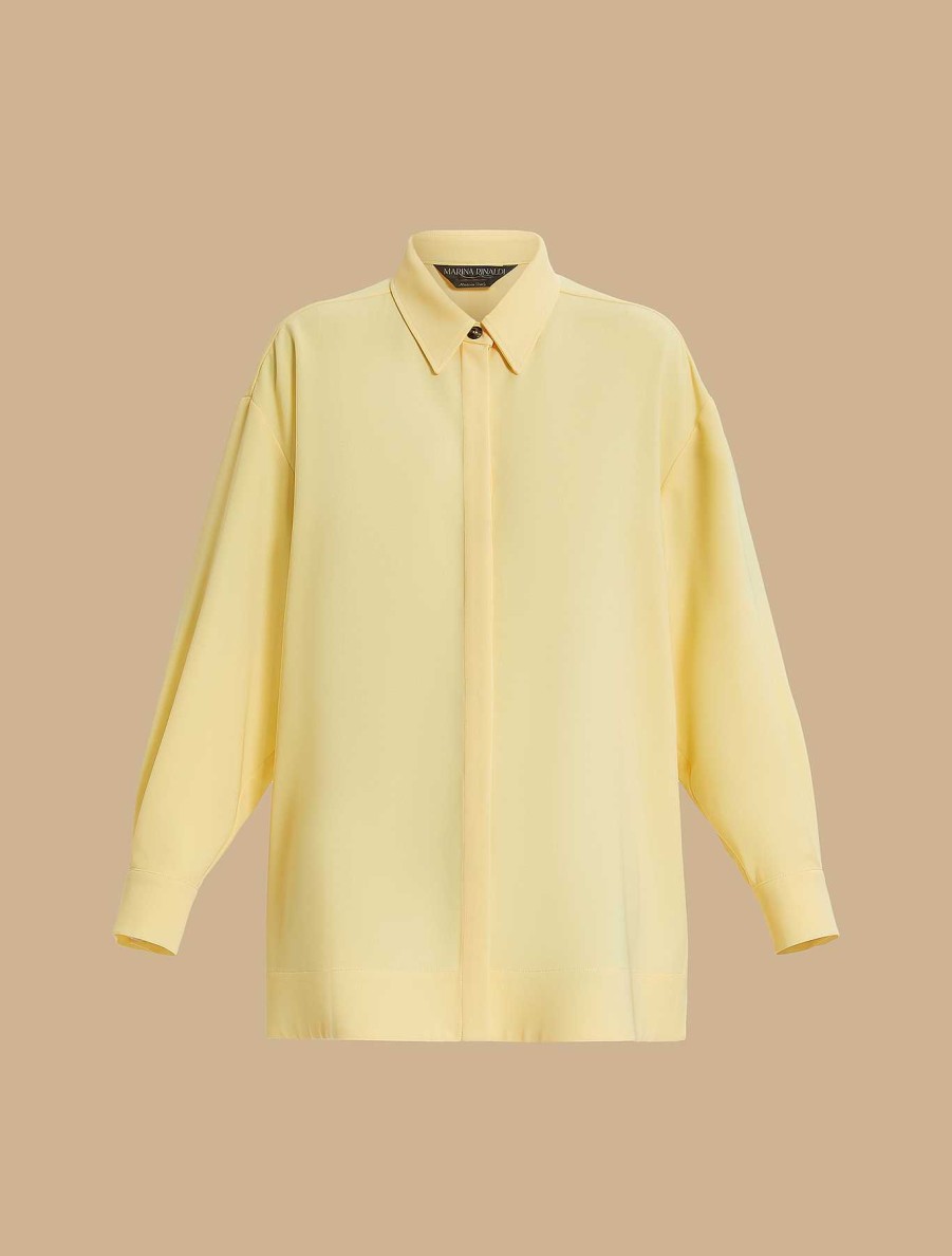 Blouses & Shirts | Marina Rinaldi Triacetate Cady Tunic