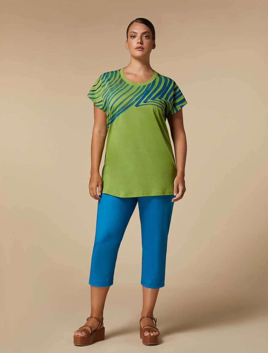 Trousers | Marina Rinaldi Organic Cotton Trousers