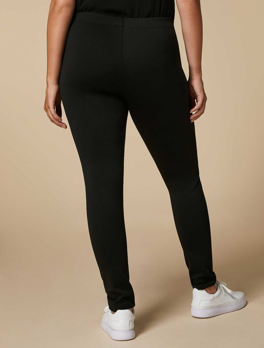 Trousers | Marina Rinaldi Technical Jersey Leggings