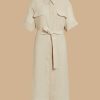 Dresses | Marina Rinaldi Linen Shirt Dress