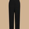 Trousers | Marina Rinaldi Cotton Canvas Straight Trousers