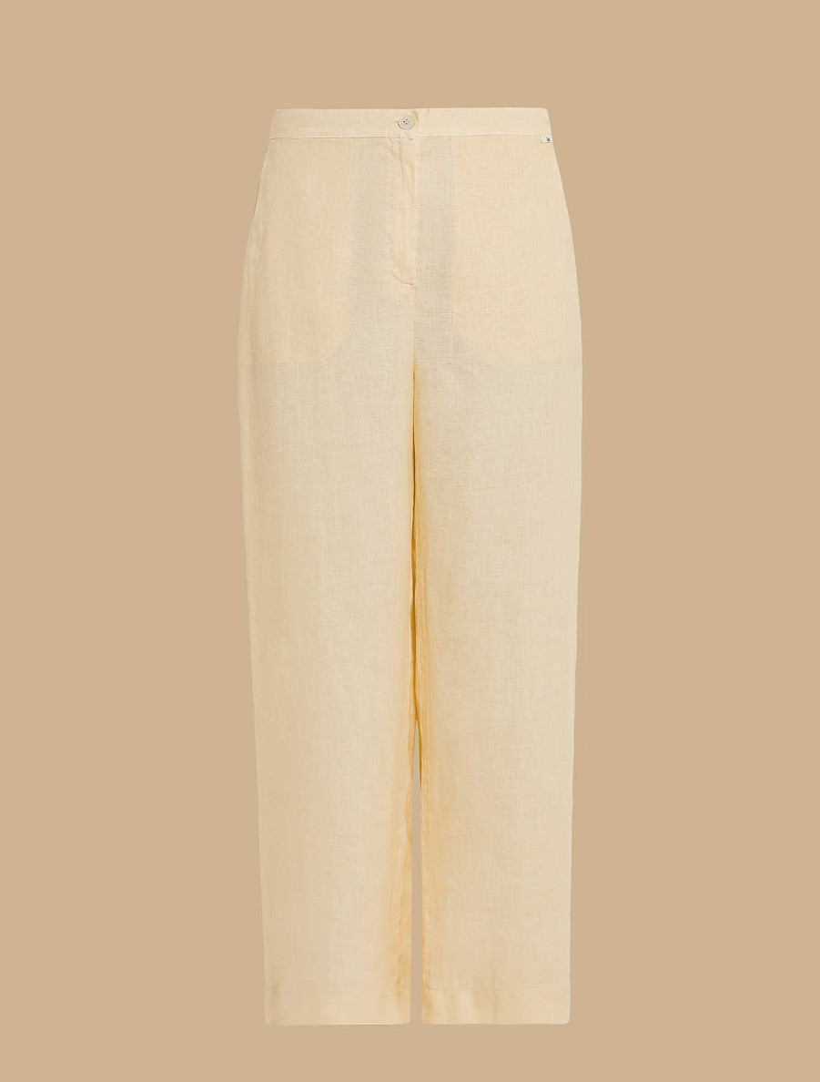 Trousers | Marina Rinaldi Linen Trousers