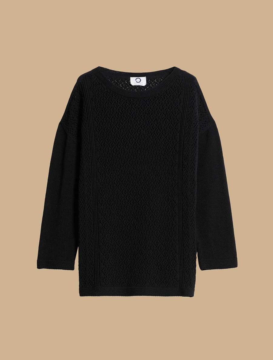 Knitwear | Marina Rinaldi Seamless Cotton Sweater