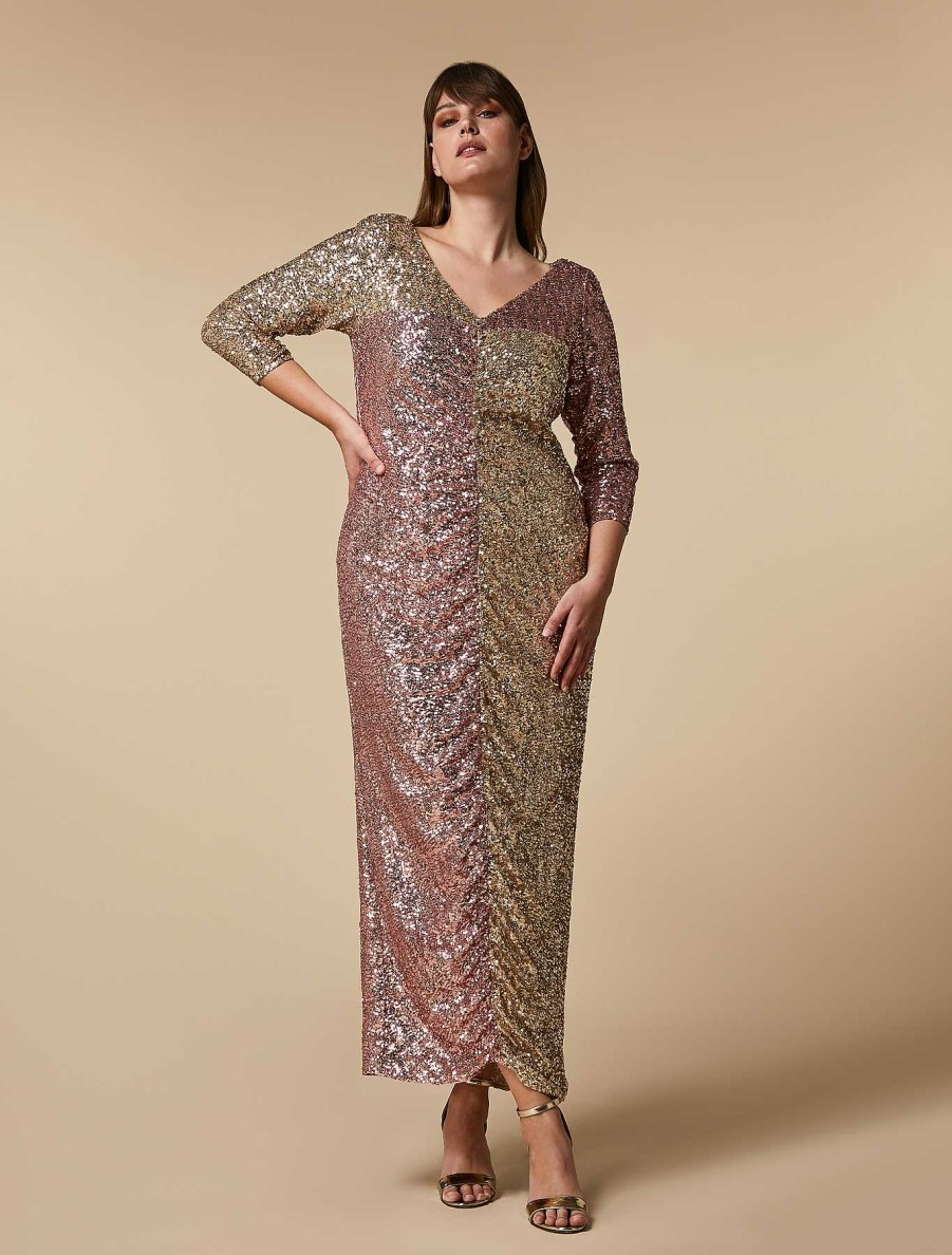 Dresses | Marina Rinaldi Long Sequinned Dress