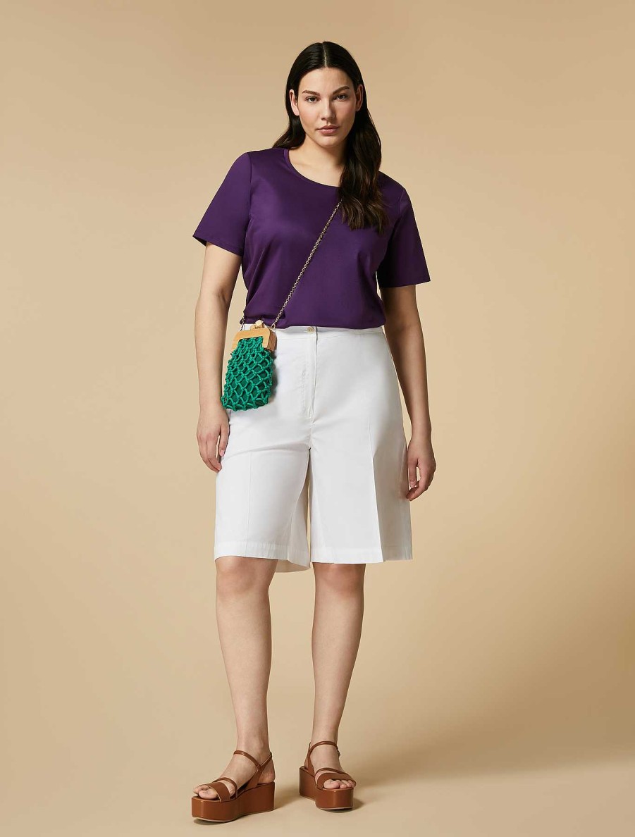 Tops & T-Shirts | Marina Rinaldi Cotton Jersey T-Shirt