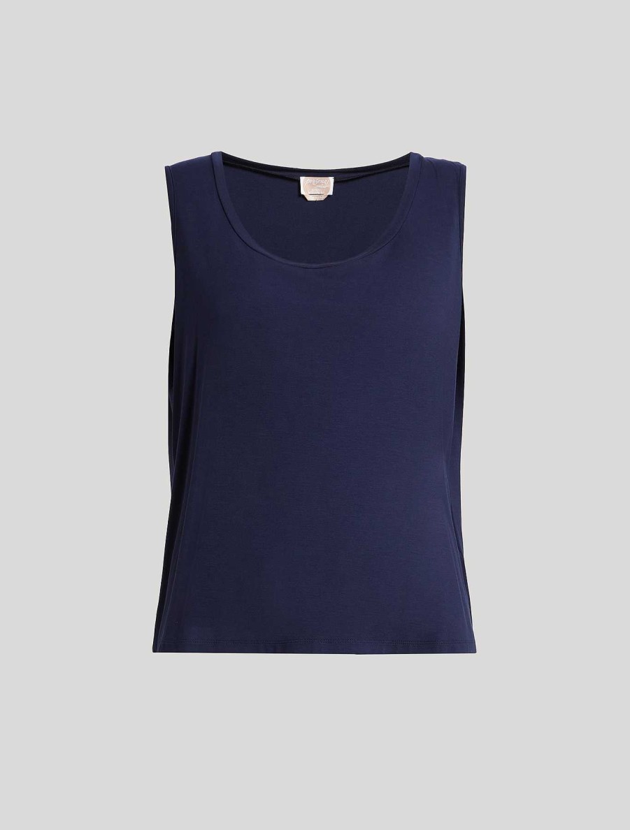 Tops & T-Shirts | Marina Rinaldi Viscose Jersey Vest Top