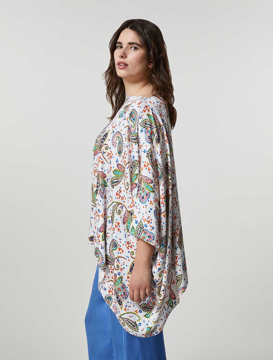 Other Accessories | Marina Rinaldi Viscose Satin Poncho