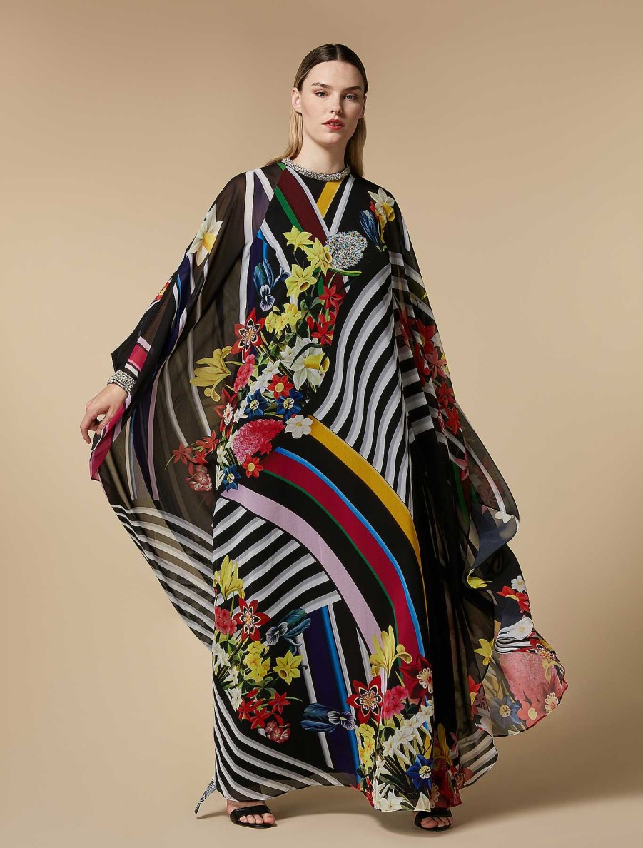 Dresses | Marina Rinaldi Georgette Caftan Dress