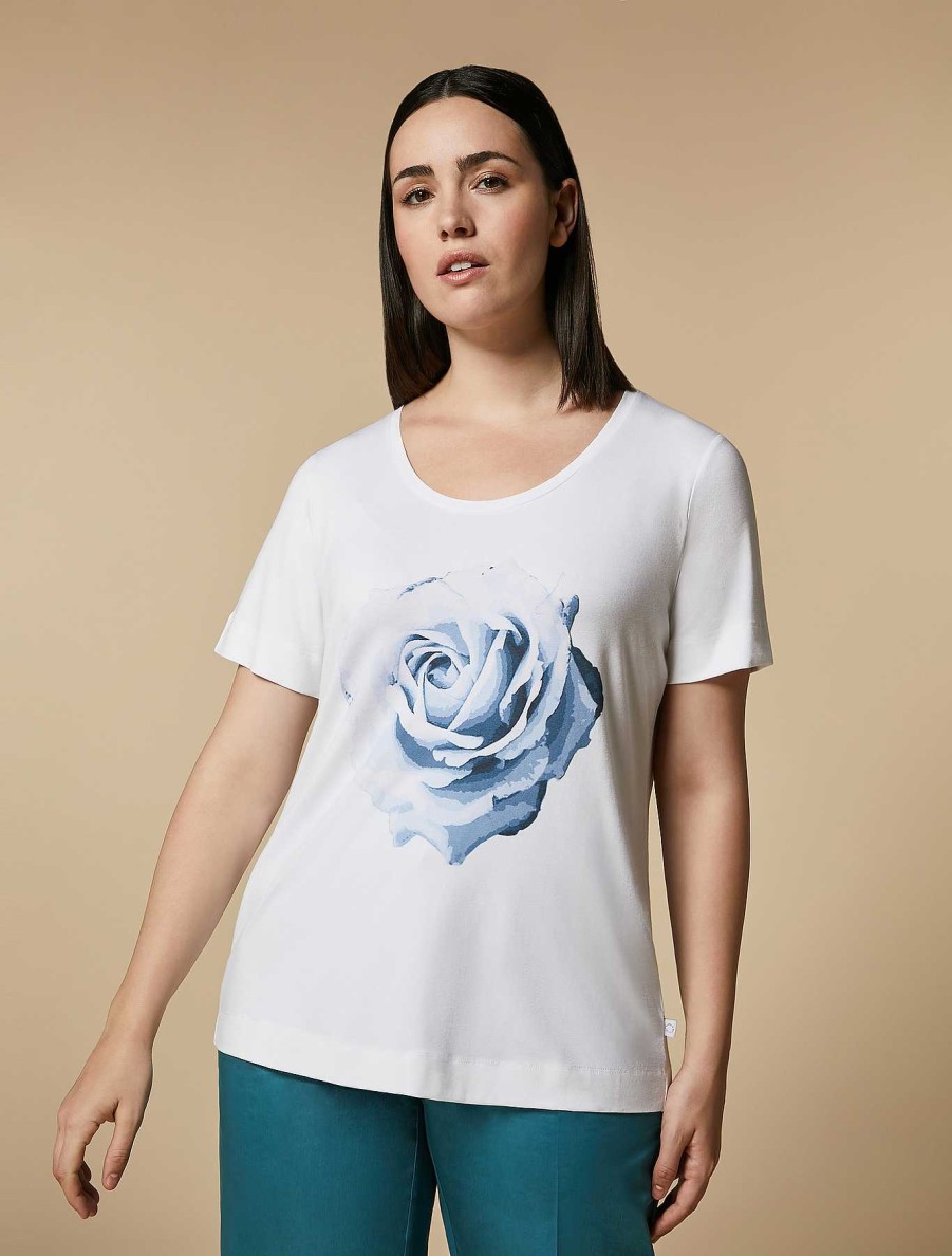 Tops & T-Shirts | Marina Rinaldi Viscose Jersey T-Shirt