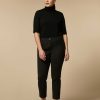 Trousers | Marina Rinaldi Cotton Canvas Slim Trousers