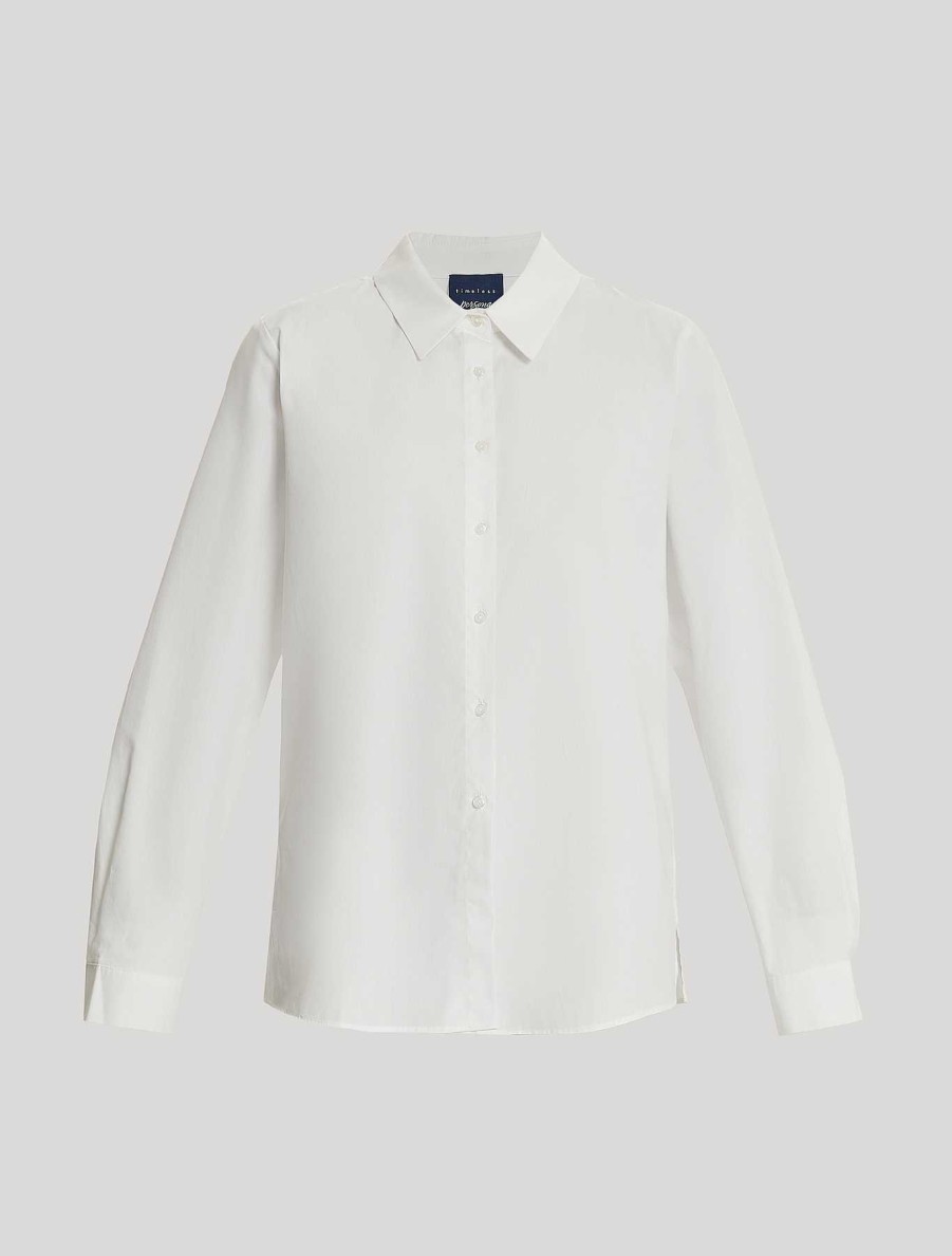 Blouses & Shirts | Marina Rinaldi Cotton Poplin Shirt