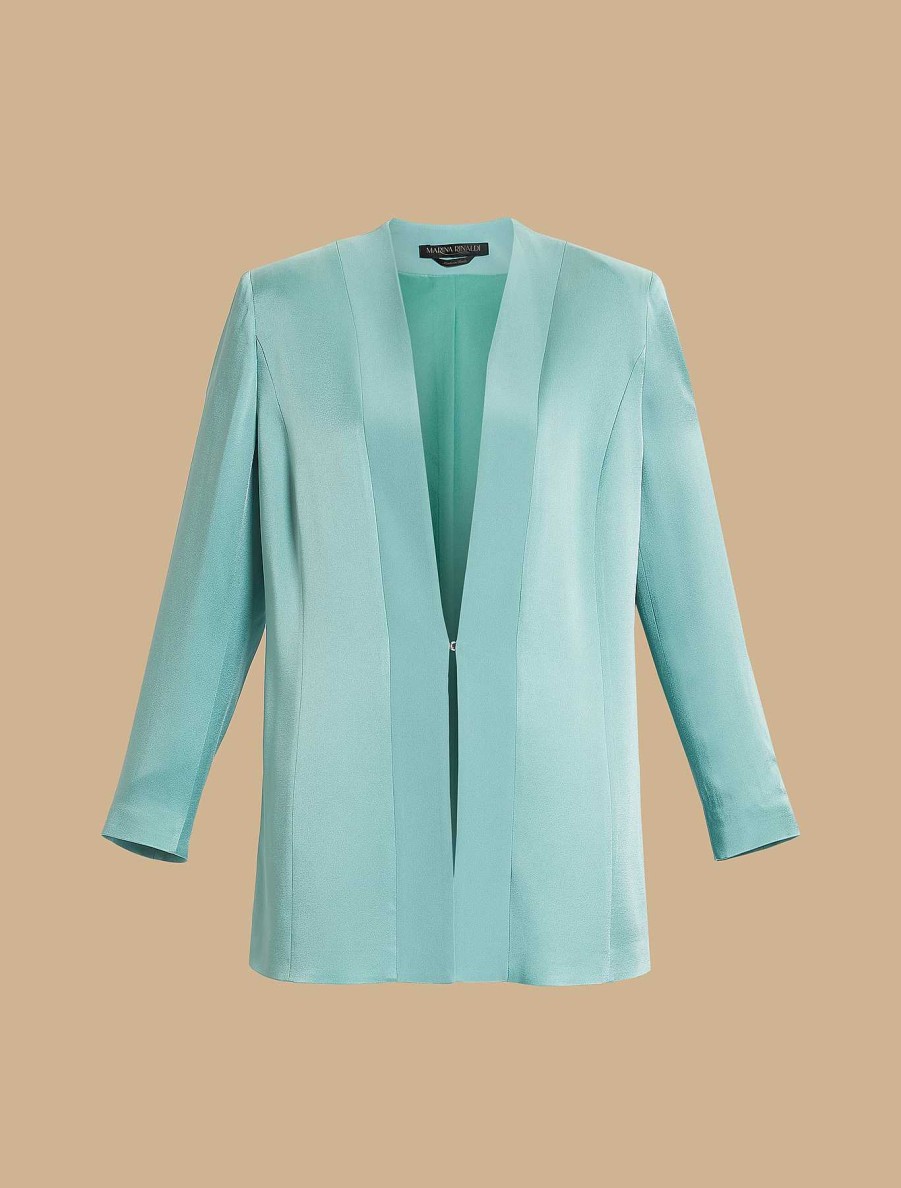 Formalwear | Marina Rinaldi Shiny Crepe Jacket