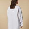 Blouses & Shirts | Marina Rinaldi Oversized Cotton Poplin Shirt