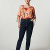 Trousers | Marina Rinaldi Perfect-Fit Stretch Denim Jeans