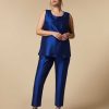 Formalwear | Marina Rinaldi Pure Silk Shantung Trousers