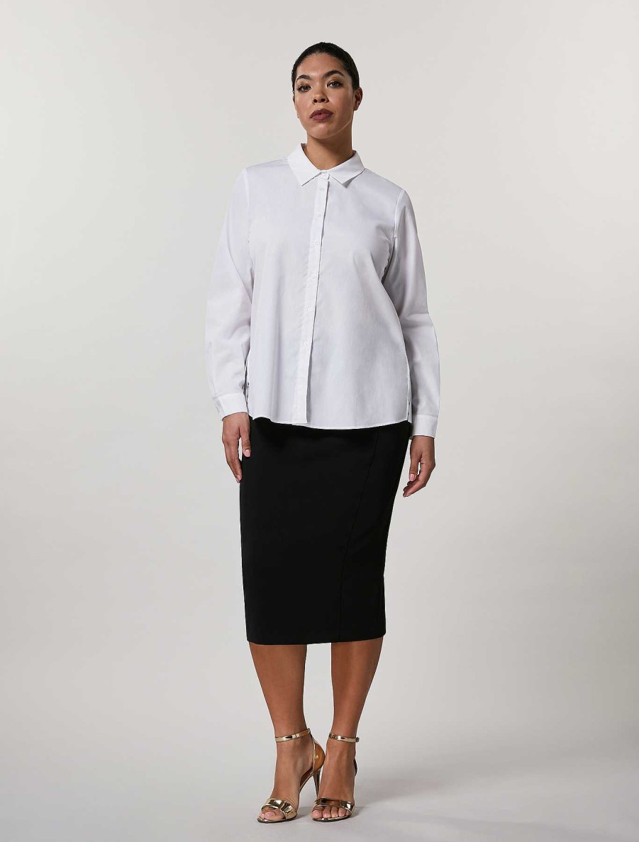 Formal Trousers And Skirts | Marina Rinaldi Cady Skirt