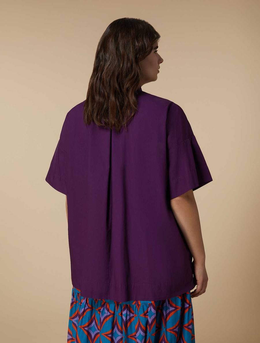 Blouses & Shirts | Marina Rinaldi Poplin Shirt