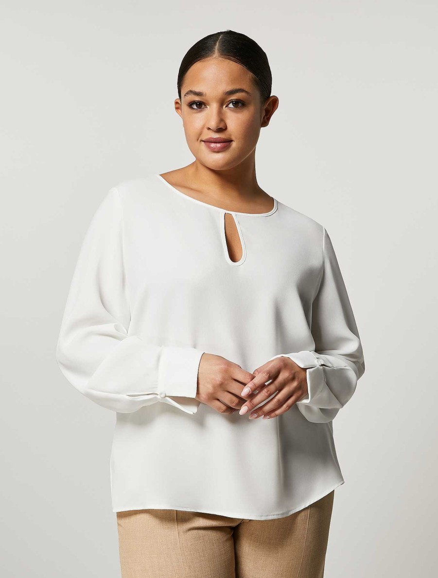 Blouses & Shirts | Marina Rinaldi Cady Blouse