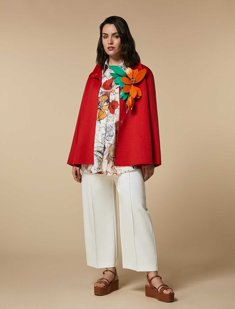 Blouses & Shirts | Marina Rinaldi Printed Poplin Tunic