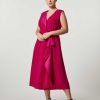 Dresses | Marina Rinaldi Envers Satin Crepe Dress