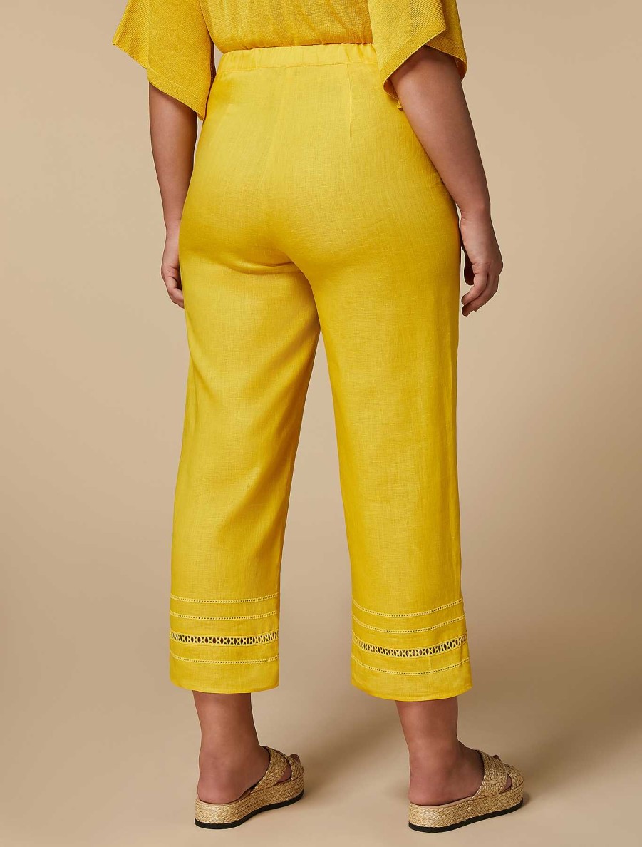 Trousers | Marina Rinaldi Linen Trousers