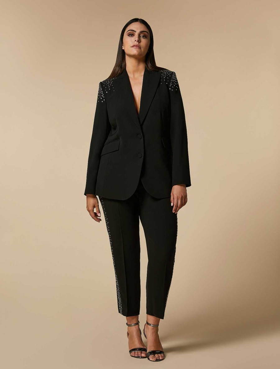 Formal Trousers And Skirts | Marina Rinaldi Stretch Cady Trousers