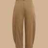 Trousers | Marina Rinaldi Cotton Satin Trousers