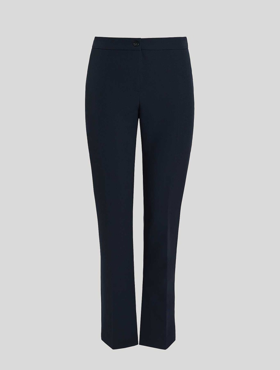 Trousers | Marina Rinaldi Fluid Twill Trousers