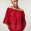 Blouses & Shirts | Marina Rinaldi Cotton Satin Blouse