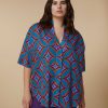 Blouses & Shirts | Marina Rinaldi Printed Muslin Shirt