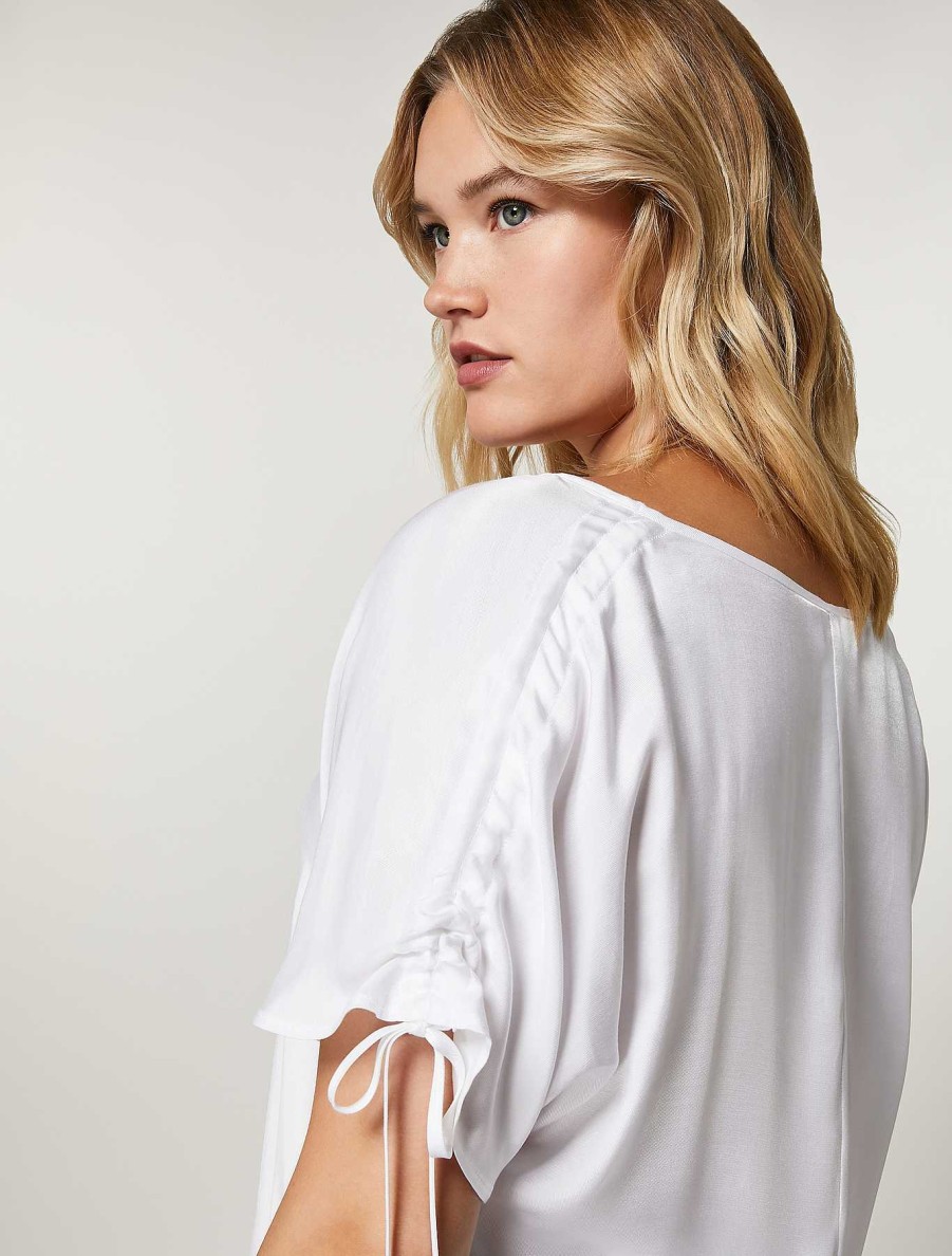 Blouses & Shirts | Marina Rinaldi Viscose Twill Blouse