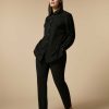 Trousers | Marina Rinaldi Pure Woollen Cloth Trousers