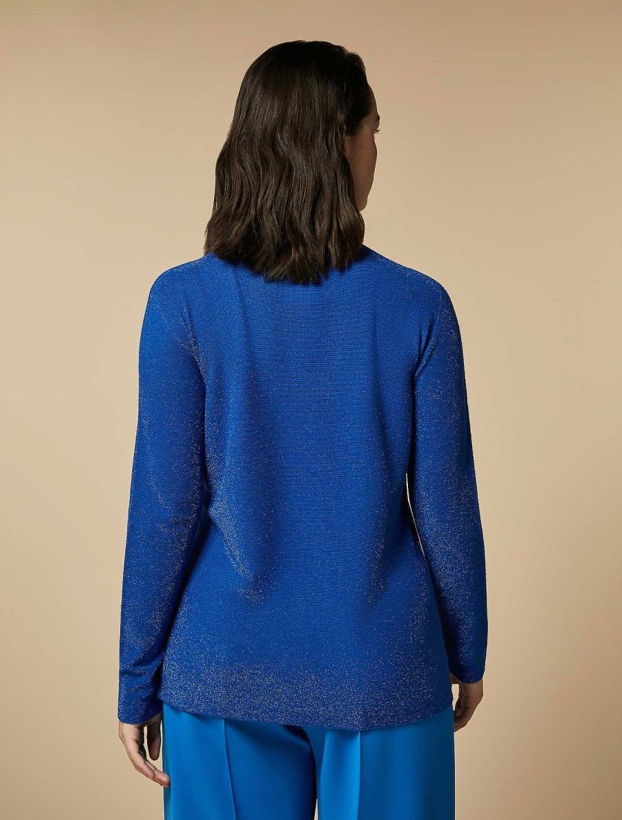 Knitwear | Marina Rinaldi Lurex Viscose Sweater