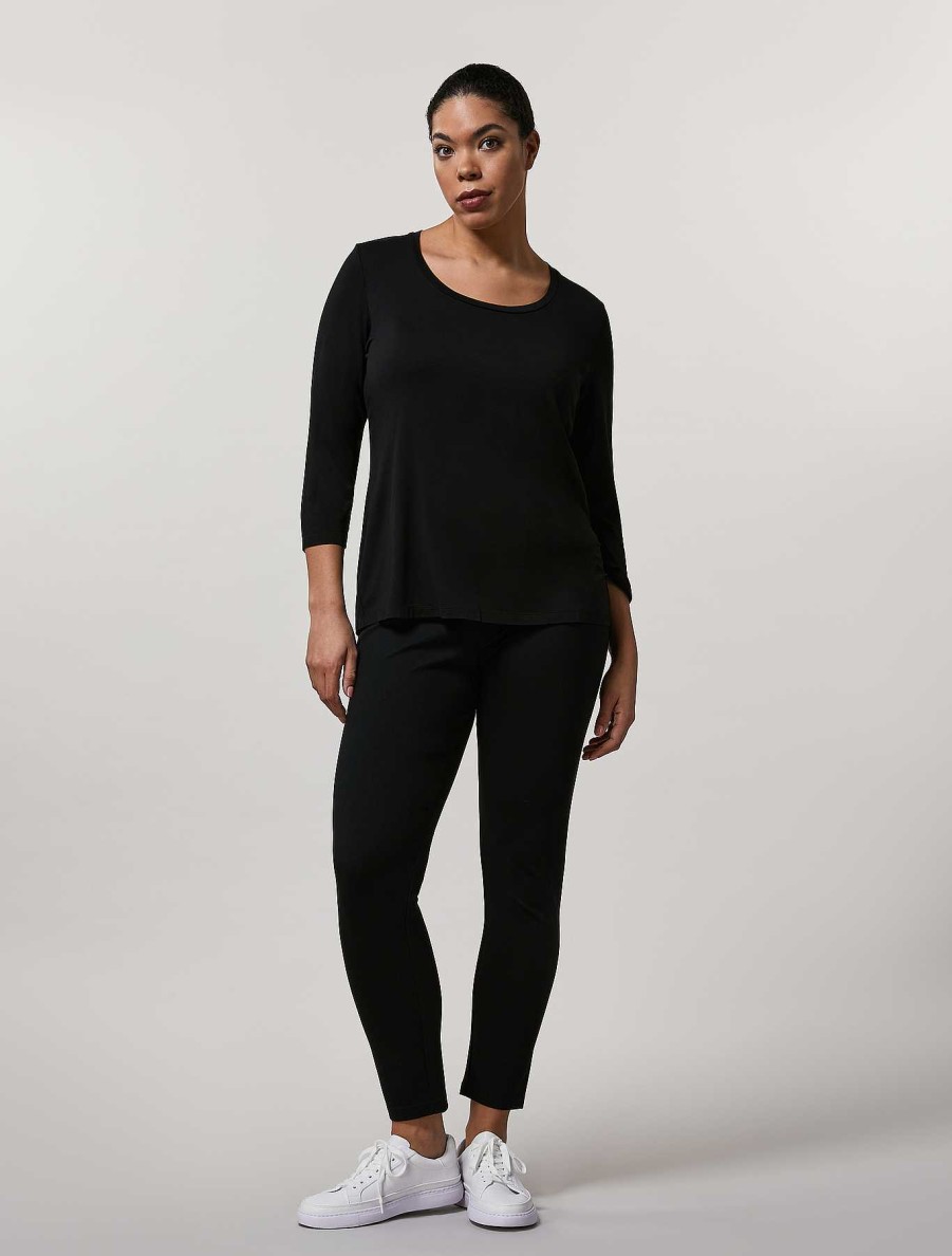 Trousers | Marina Rinaldi Viscose Jersey Leggings