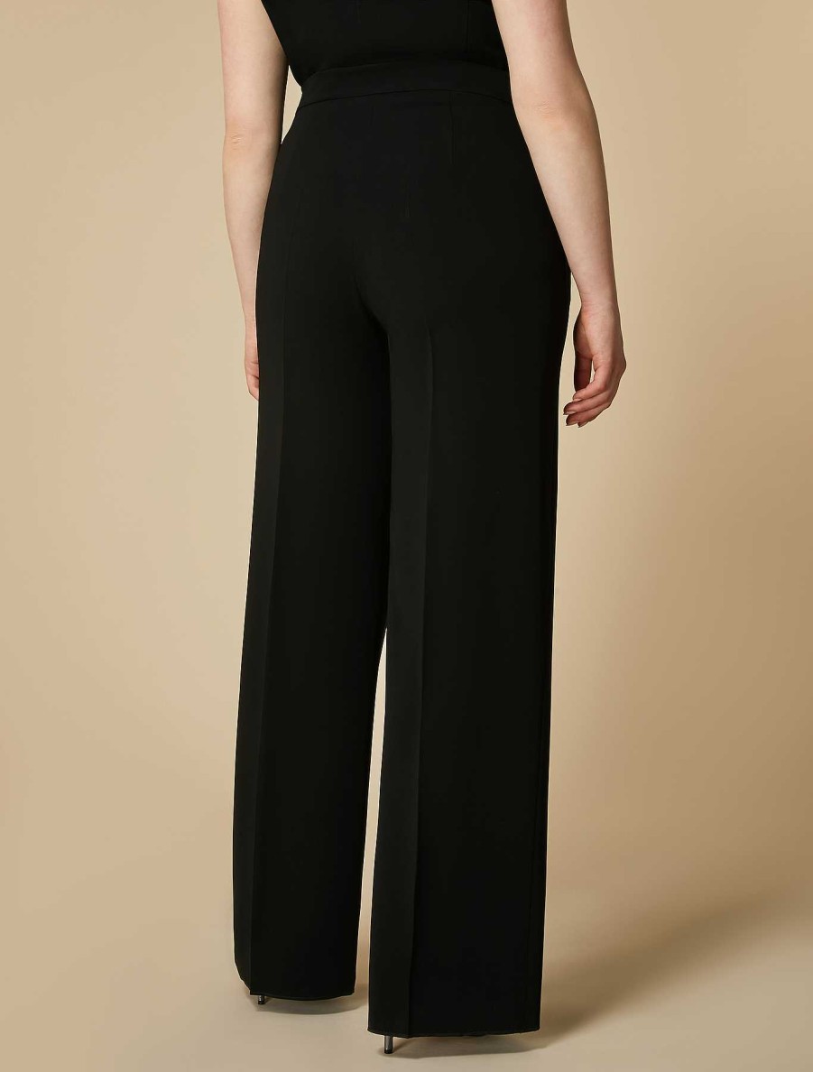 Trousers | Marina Rinaldi Triacetate Wide Trousers