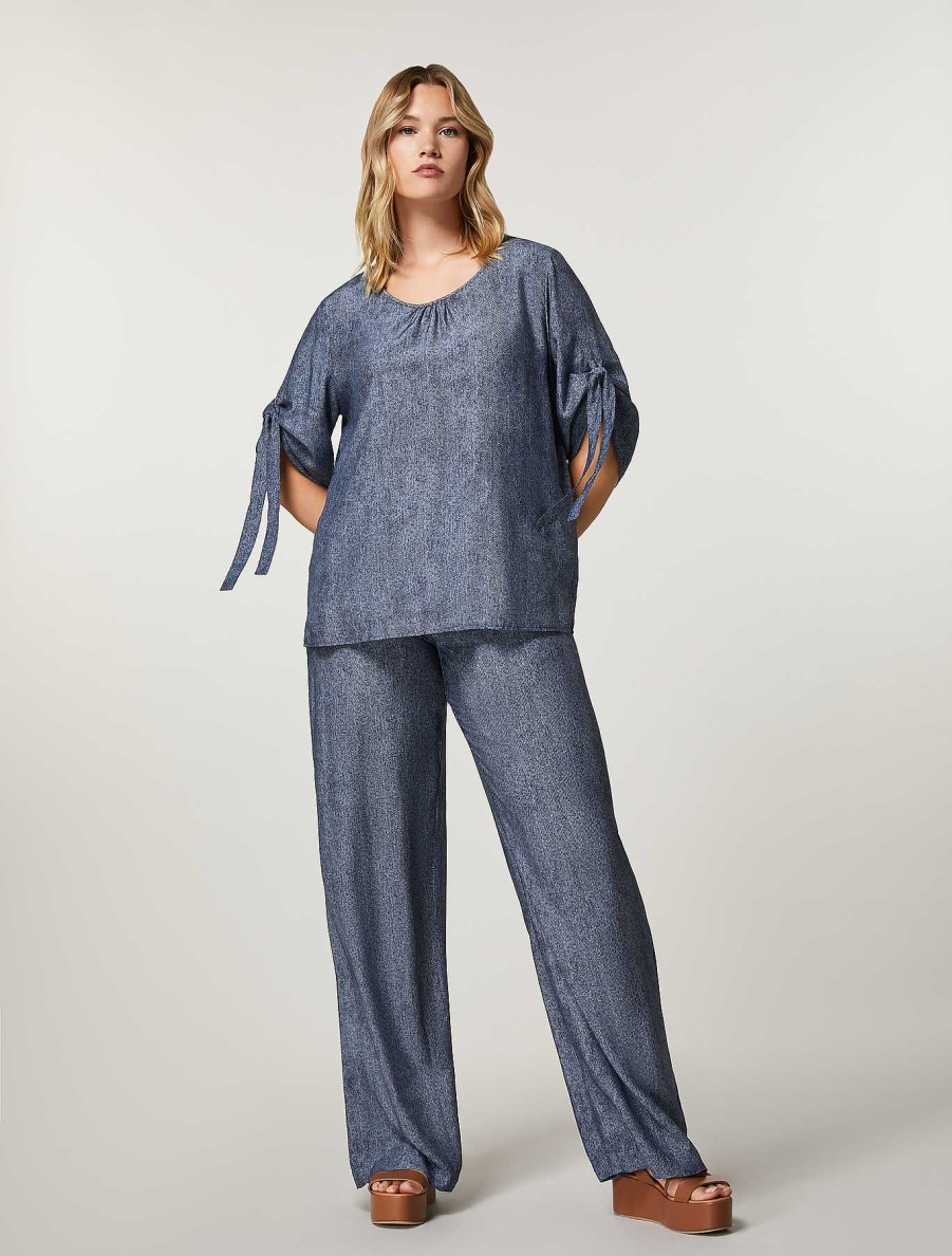 Trousers | Marina Rinaldi Viscose Trousers