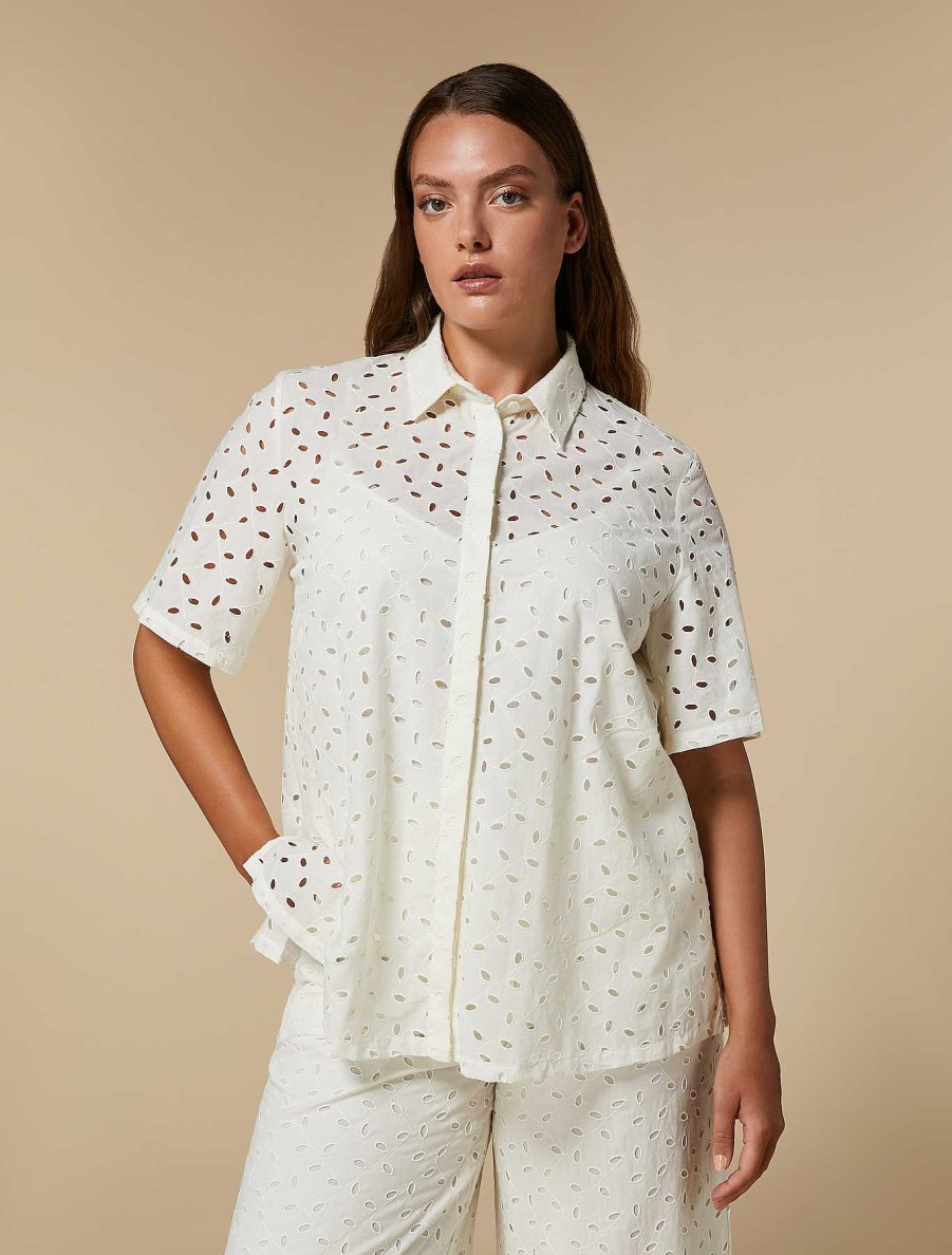 Blouses & Shirts | Marina Rinaldi Cotton Voile Shirt