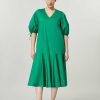 Dresses | Marina Rinaldi Cotton Poplin Dress