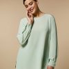 Blouses & Shirts | Marina Rinaldi Silk Crepe De Chine Blouse