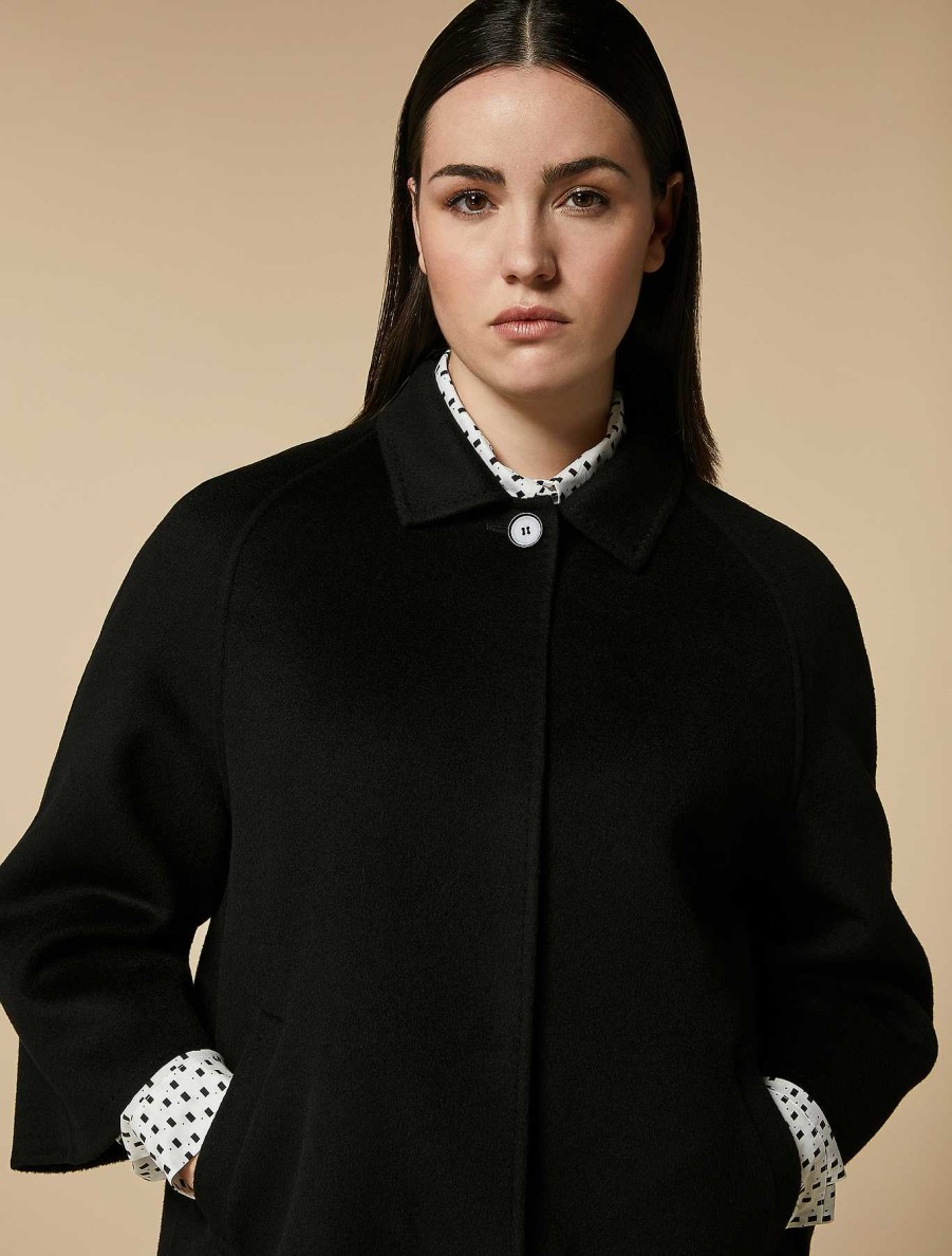 Essential | Marina Rinaldi Heavy Double-Faced Wool And Cashmere Jacket