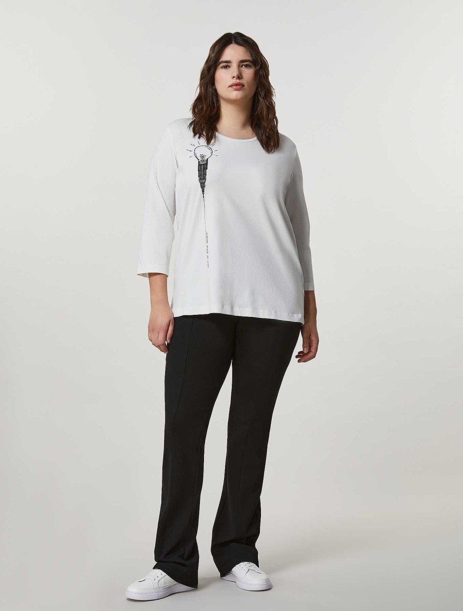 Trousers | Marina Rinaldi Viscose Jersey Trousers