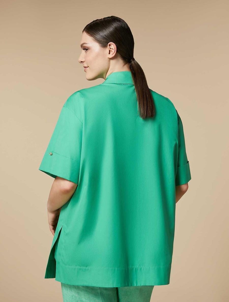 Blouses & Shirts | Marina Rinaldi Poplin Tunic