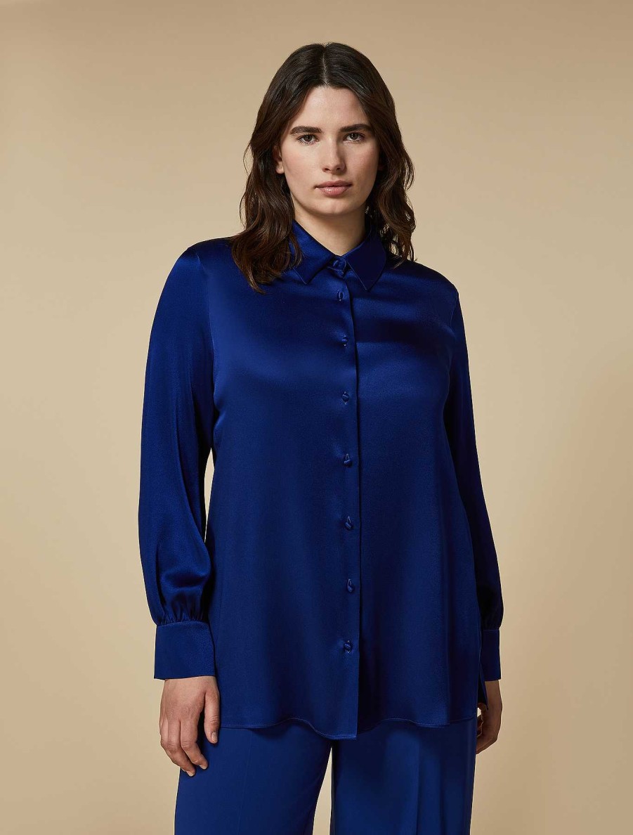 Formalwear | Marina Rinaldi Satin Shirt