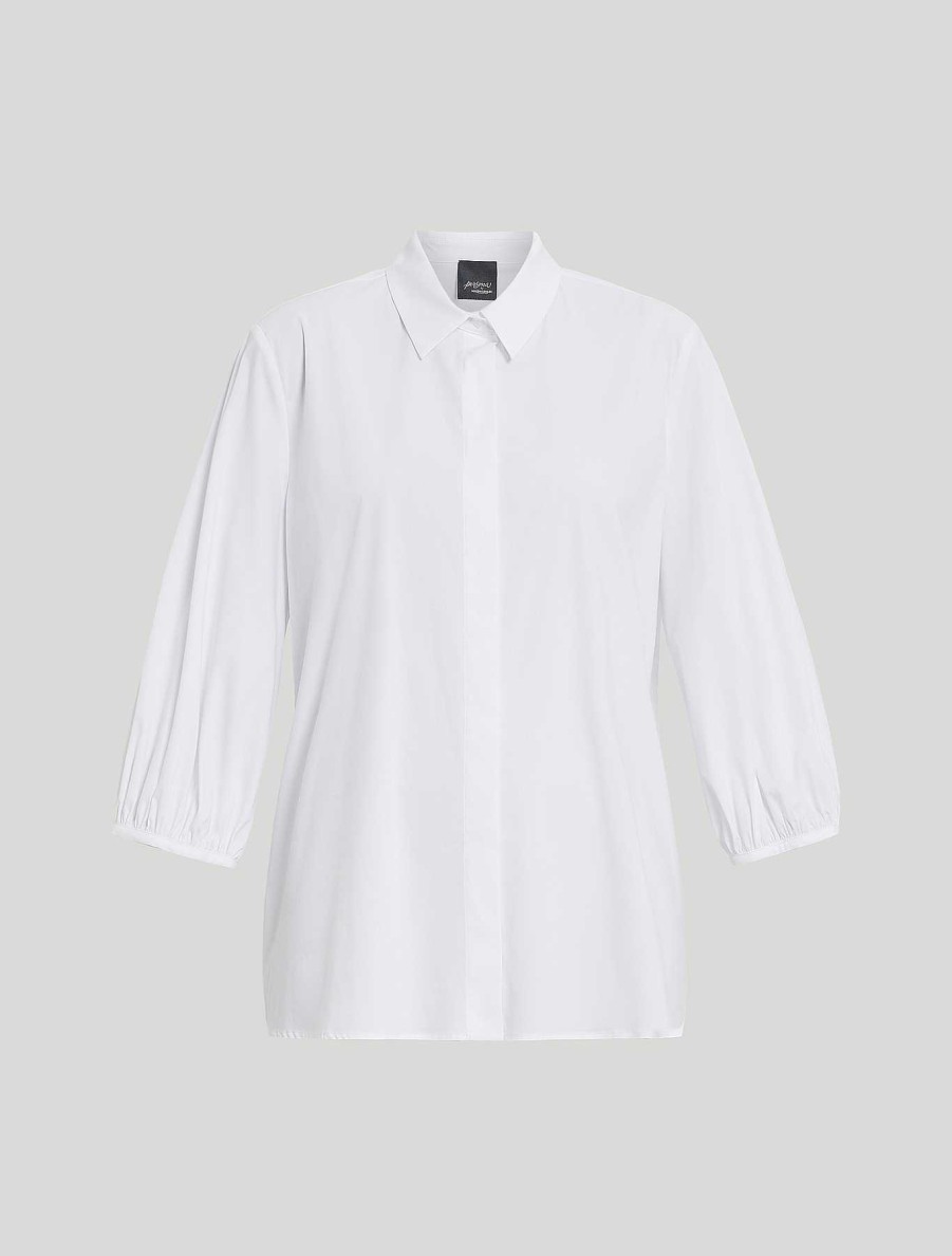 Blouses & Shirts | Marina Rinaldi Cotton Poplin Shirt