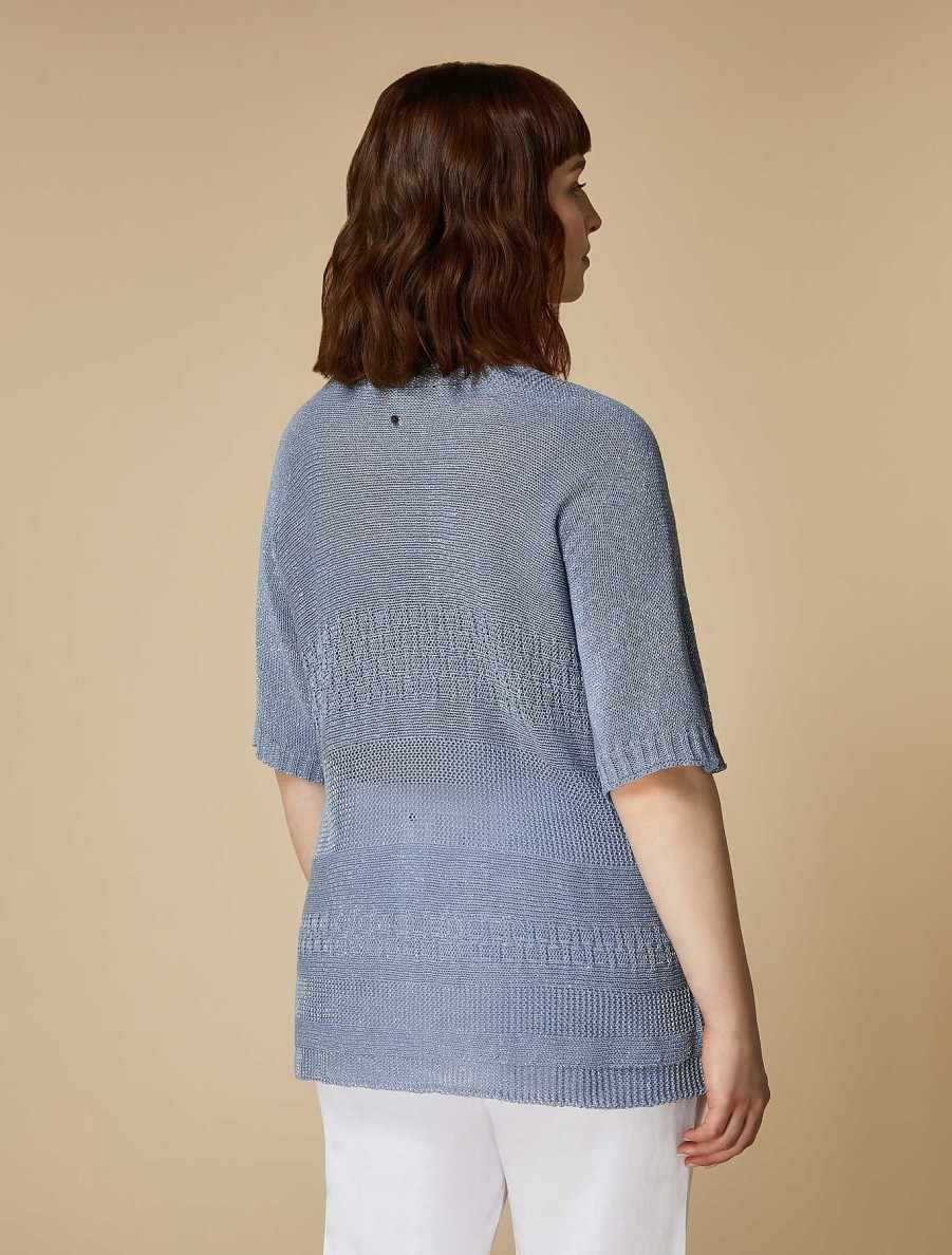 Knitwear | Marina Rinaldi Lurex Yarn Sweater