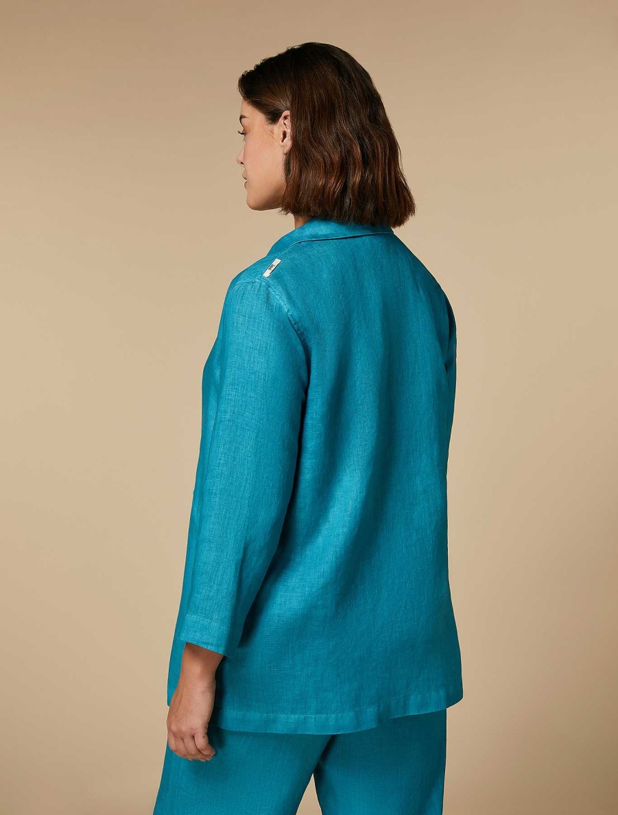 Blouses & Shirts | Marina Rinaldi Linen Tunic