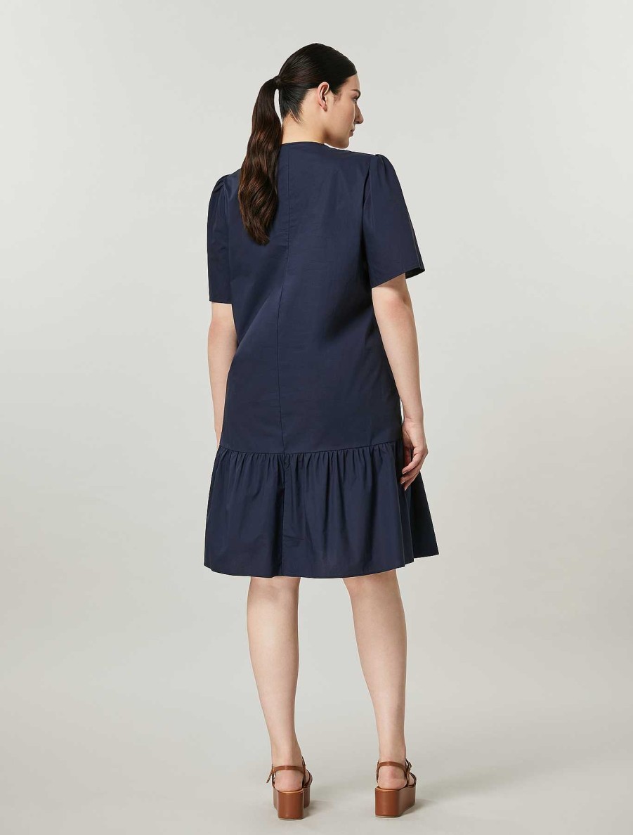 Dresses | Marina Rinaldi Cotton Poplin Dress