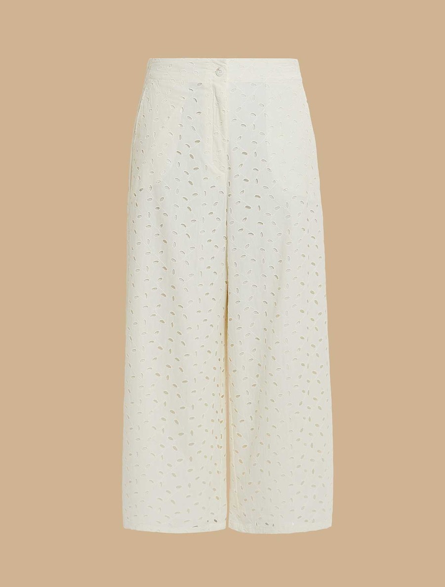 Trousers | Marina Rinaldi Cotton Trousers